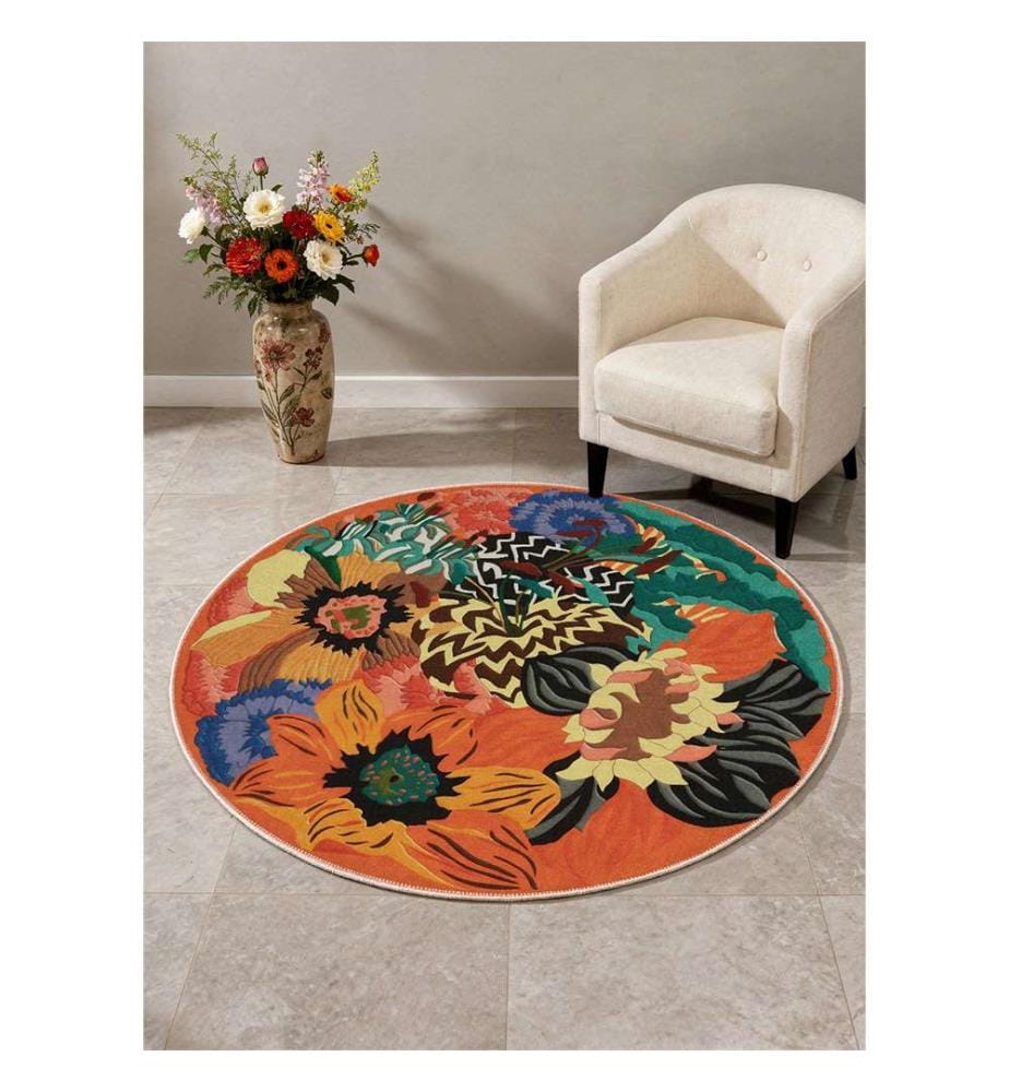 Tapis Rond Opra 80 x 80 cm - Multicolore