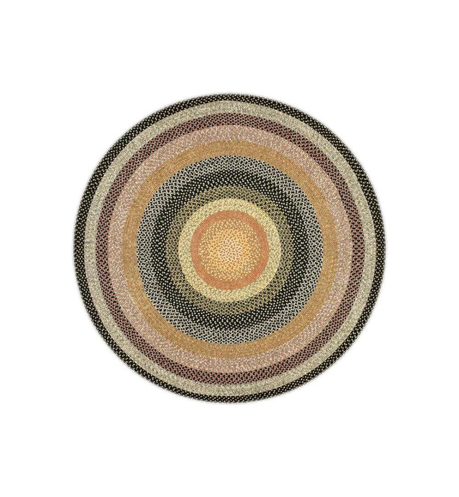 Runder Teppich „Viviana“, 80 x 80 cm - Braun