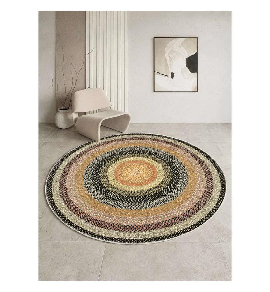 Runder Teppich „Viviana“, 80 x 80 cm - Braun