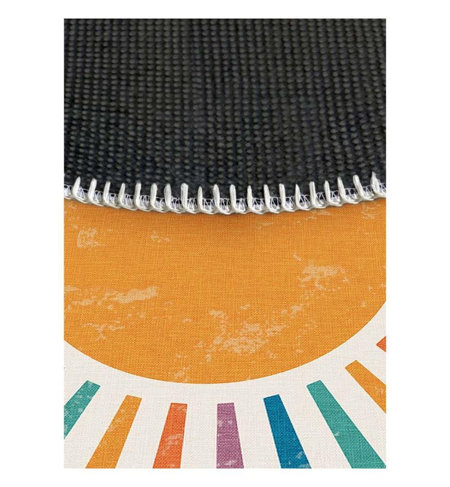 Tapis Rond Melissa 80 x 80 cm - Orange