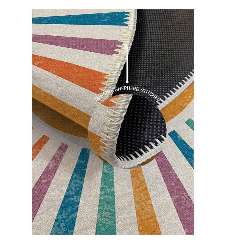 Tapis Rond Melissa 80 x 80 cm - Orange