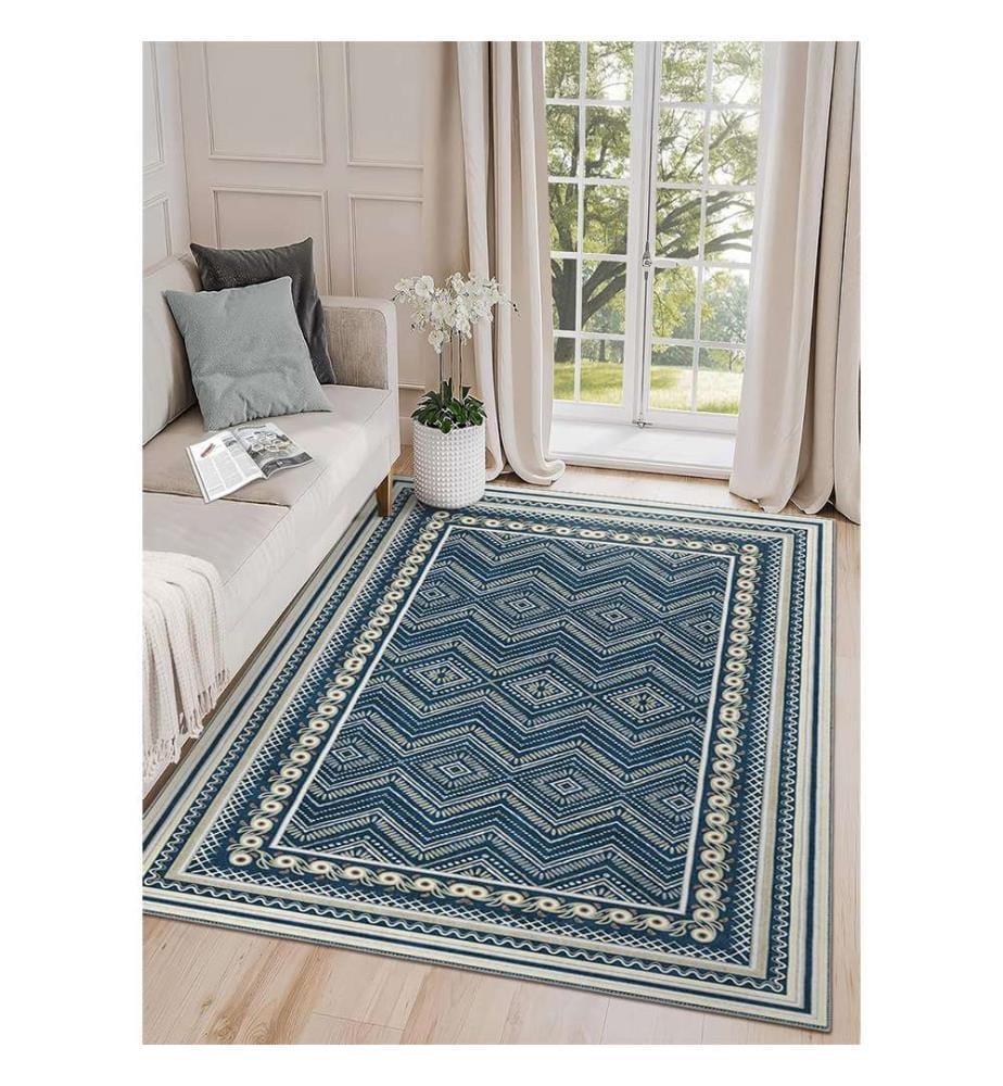 Tapis Rectangle Luvina 80 x 120 cm - Marine