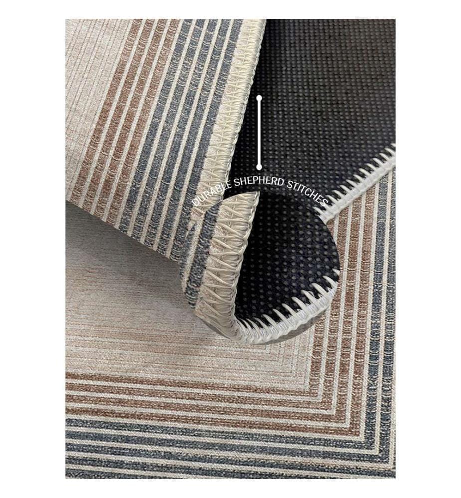 Tapis Rectangle Solenne 80 x 120 cm - Crème