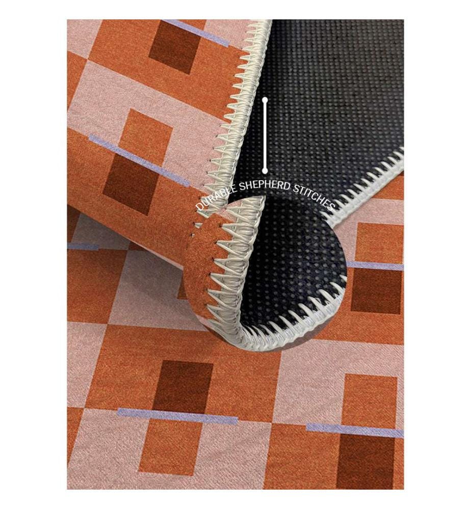 Teppich „Sereno“, rechteckig, 80 x 120 cm - Orange