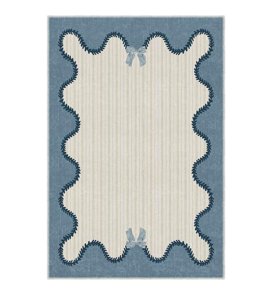 Tapis Rectangle Odelia 80 x 120 cm - Bleu