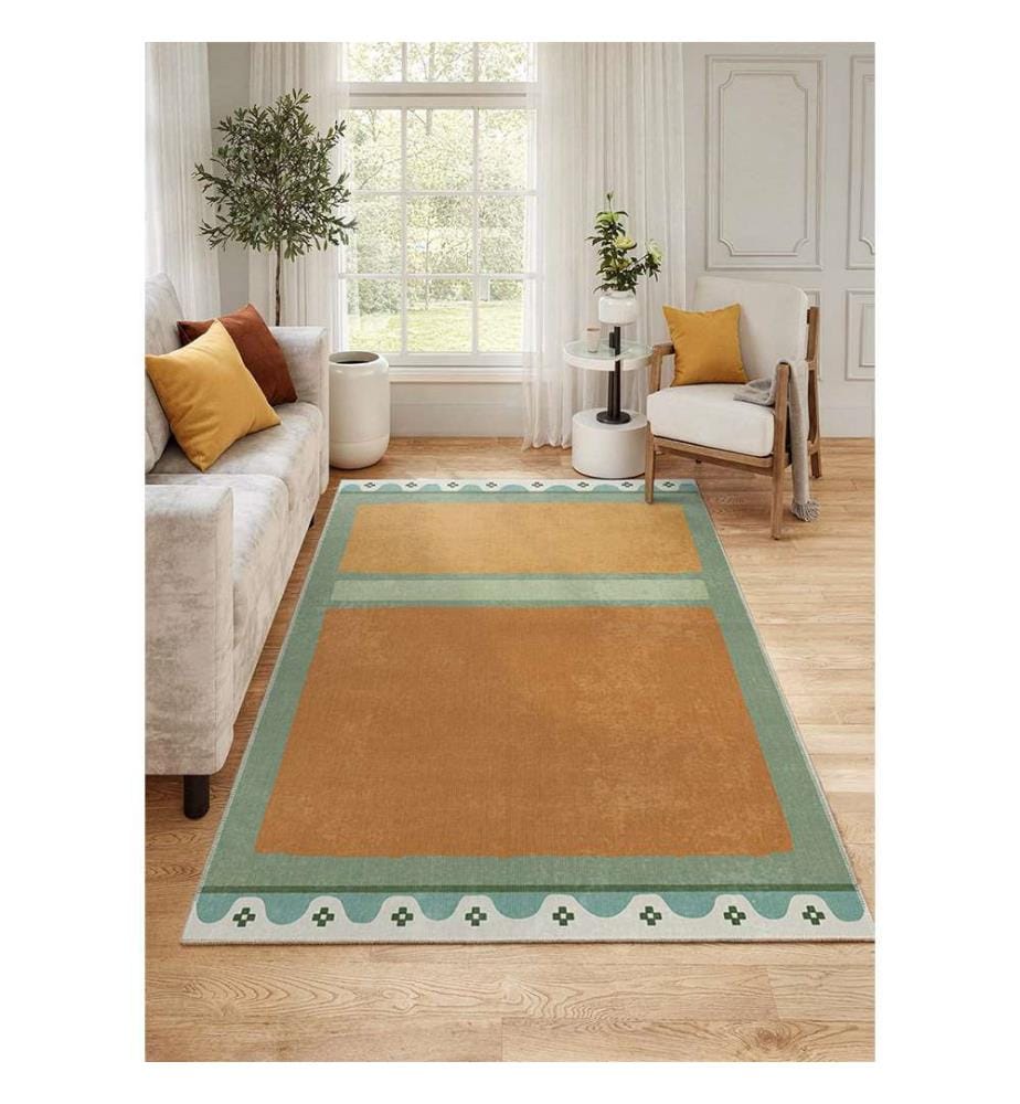 Tapis Rectangle Velora 80 x 120 cm - Vert
