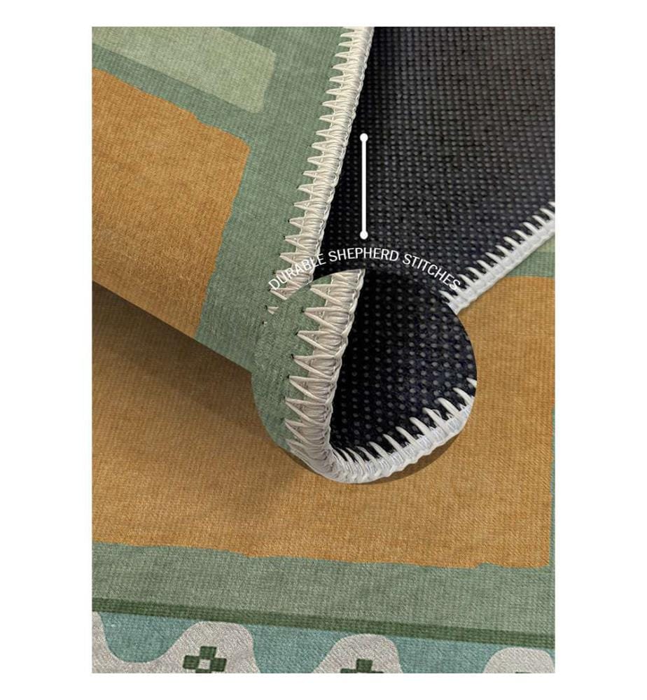 Tapis Rectangle Velora 80 x 120 cm - Vert