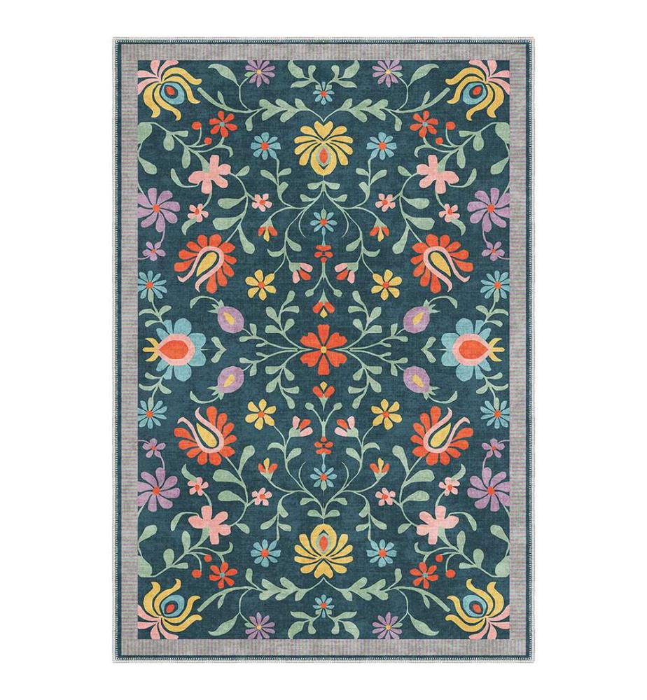 Tapis Rectangle Elaris 80 x 120 cm - Vert