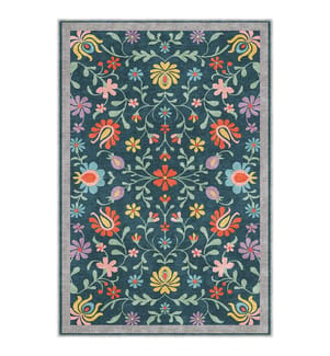 Rechteckiger Teppich Elaris 80 x 120 cm - Grün
