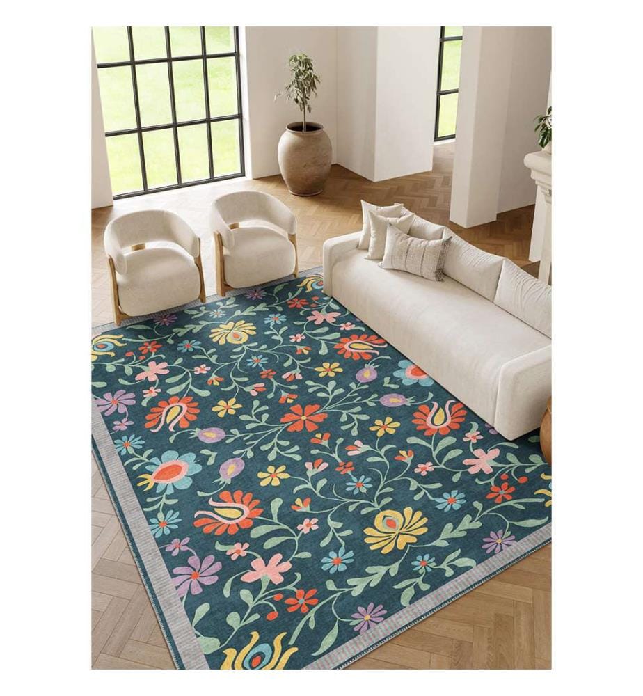 Tapis Rectangle Elaris 80 x 120 cm - Vert
