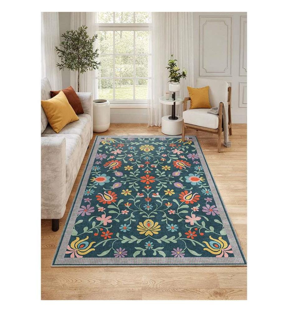 Tapis Rectangle Elaris 80 x 120 cm - Vert