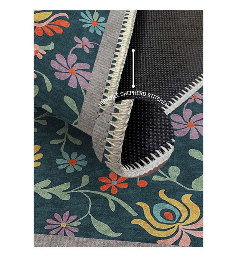 Tapis Rectangle Elaris 80 x 120 cm - Vert