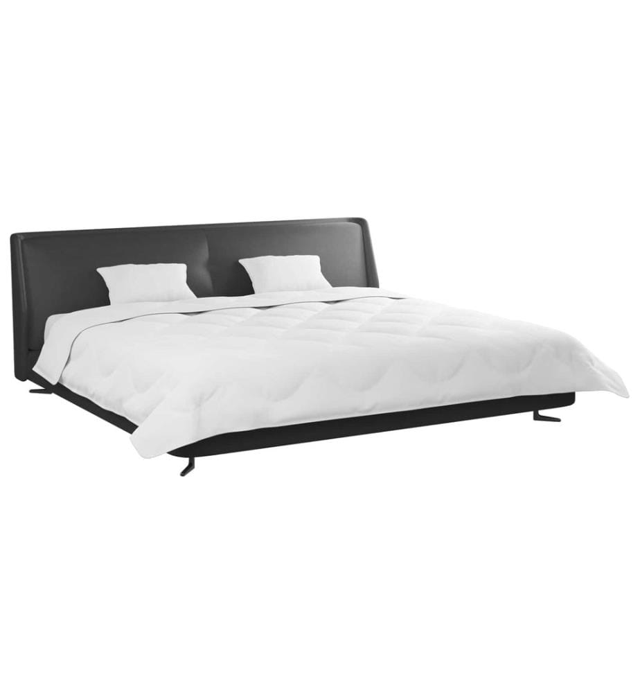 Duvet d'hiver avec oreiller 3 pcs Blanc Microfibre