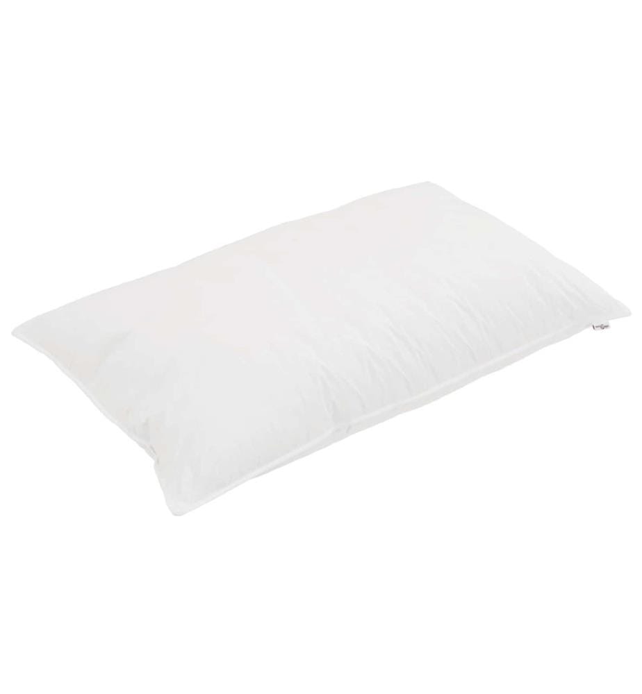Winterbettdecke mit Kissen 3 pcs Weiss Mikrofaser