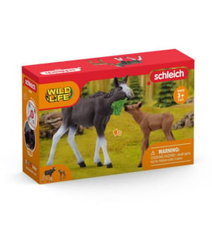 42629 - Elch Weiblich mit Kalb