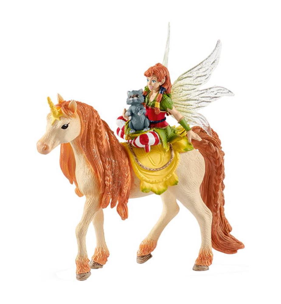 70567 - Fée Marween avec une Licorne Scintillante