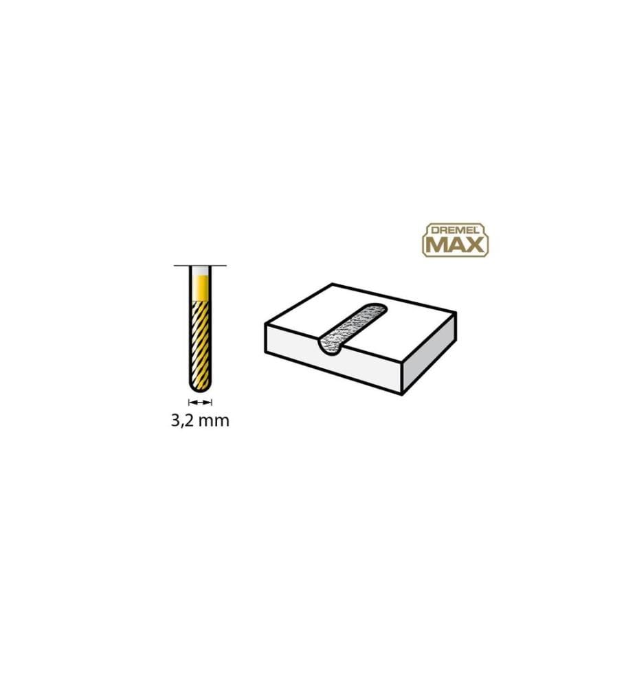 DREMEL - Fraise 9901DM 1 pièces, Ø 3.2 mm