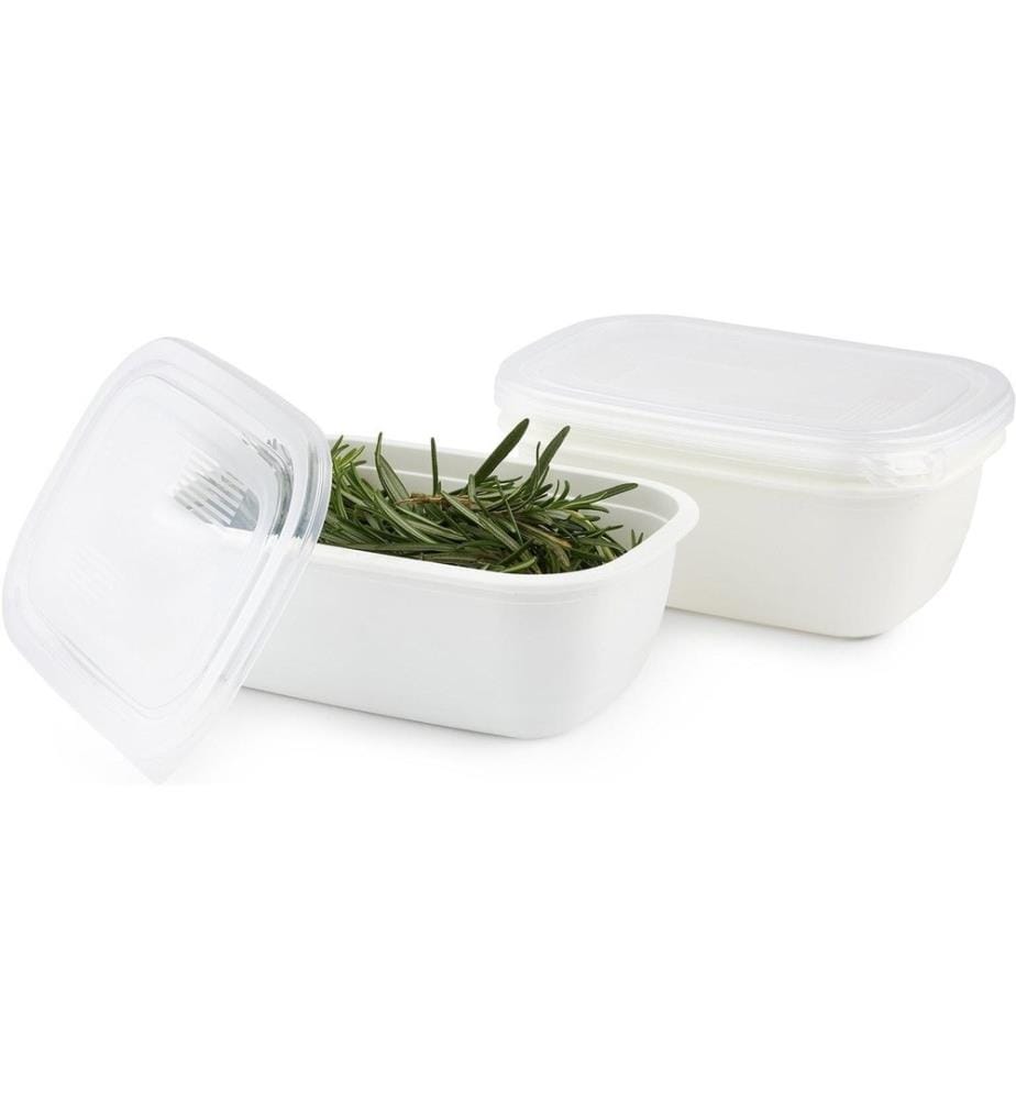 ROTHO - Récipients à provisions Freeze 3 pièces, 1 l, Transparent
