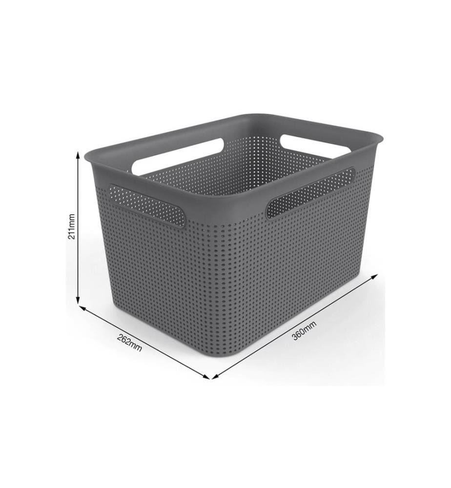 ROTHO - Boîte de rangement Brisen 16 l, Anthracite