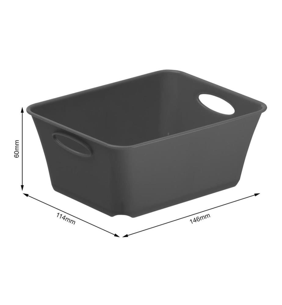 ROTHO - Boîte de rangement Living Box C7 / 0.5 l anthracite