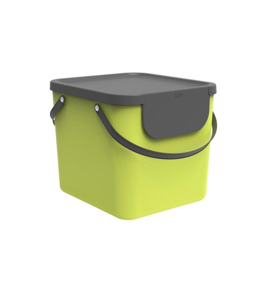 ROTHO - Recyclingbehälter Albula 40 l, Lime Grün