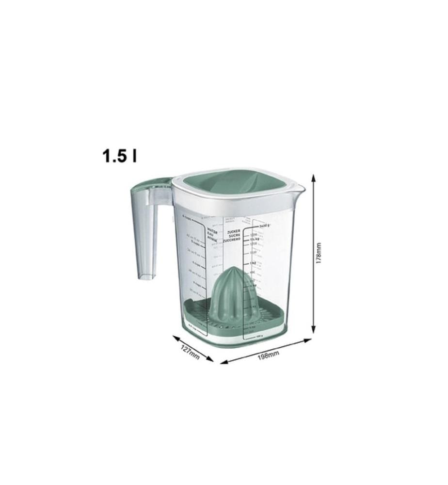 ROTHO - Messbecher Loft 15 dl, Grün/Transparent