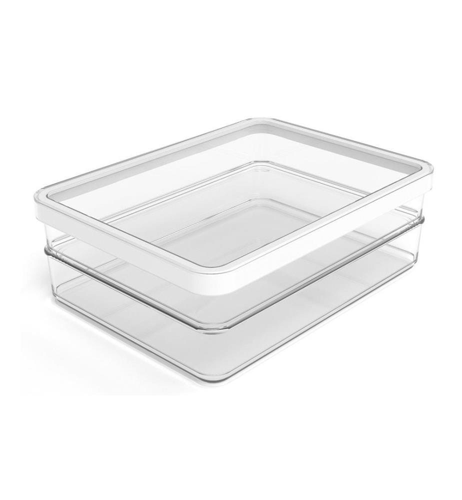 ROTHO - Kühlschrankorganizer Loft , Transparent/Weiss