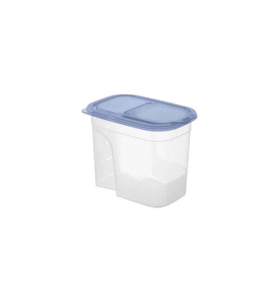 ROTHO - Boîte à provisions Sunshine 2.2 l, Bleu/Transparent