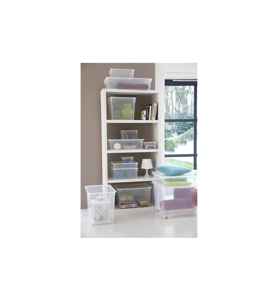 ROTHO - Boîte de rangement CLEAR Bleu, 3 pcs.
