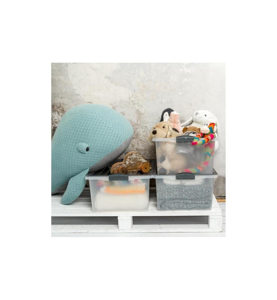 ROTHO - Boîte de rangement COMPACT, Gris, 3 pcs.