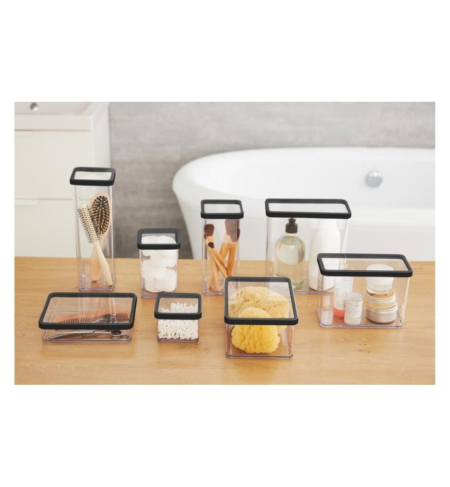 ROTHO - Set Premium boîtes 12 pcs. Loft 12 l, Noir