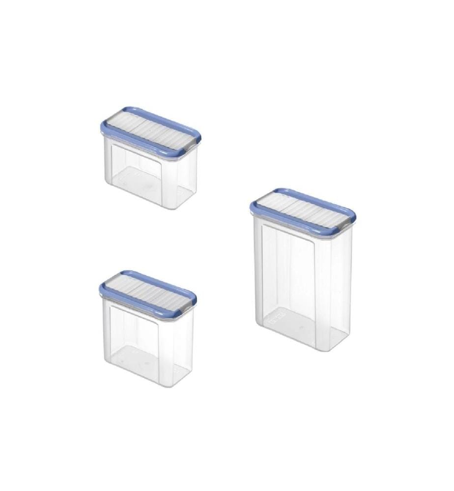 ROTHO - Set Premium boîtes 12 pcs. Domino 13 l, Transparent