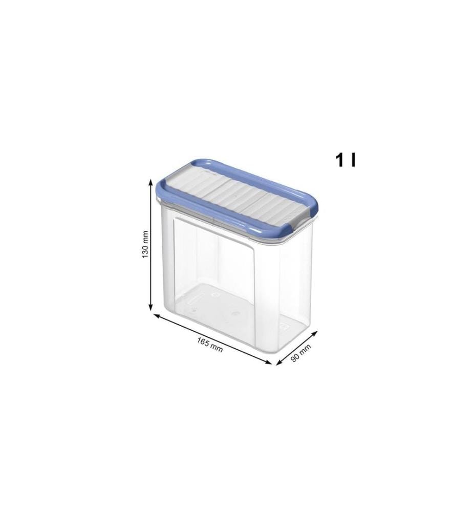 ROTHO - Set Premium boîtes 12 pcs. Domino 13 l, Transparent