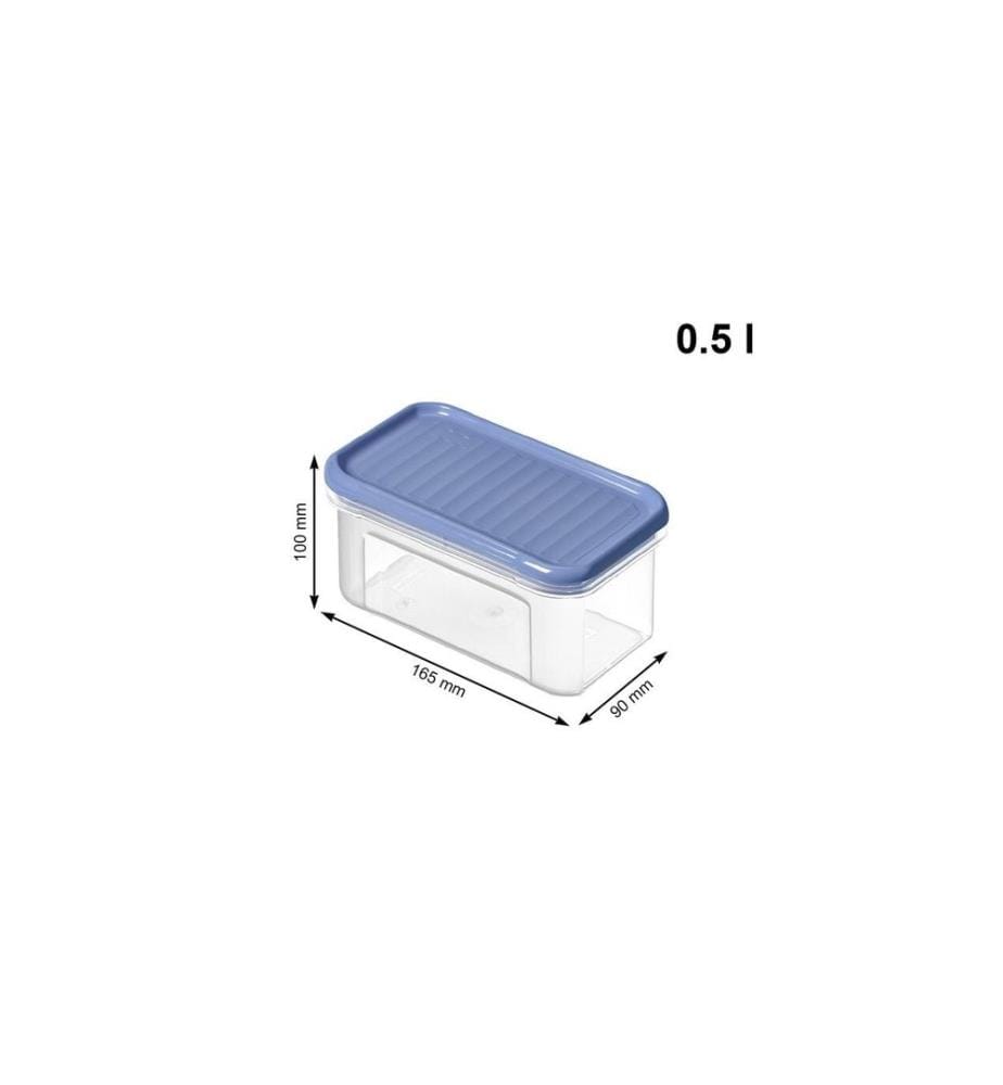ROTHO - Set Premium boîtes 18 pcs. Domino 16 l, Transparent