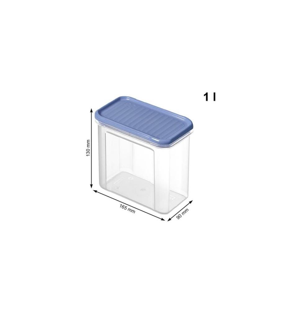 ROTHO - Set Premium boîtes 18 pcs. Domino 16 l, Transparent