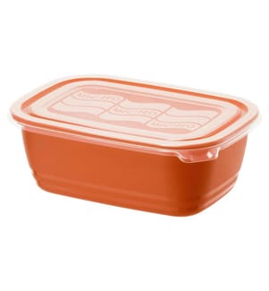 ROTHO - Contenant pour micro-onde Eco  1 litre, rouge papaye