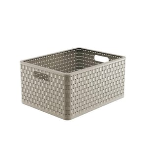 ROTHO - Aufbewahrungskorb Country 43 x 33 x 21,5 cm, Beige
