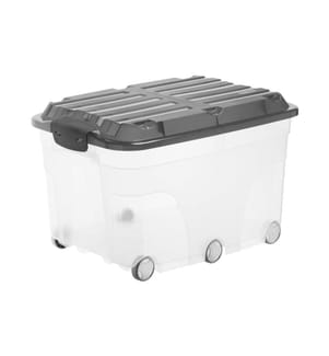 ROTHO - Aufbewahrungsbox Roller 6 Anthrazit 57 l