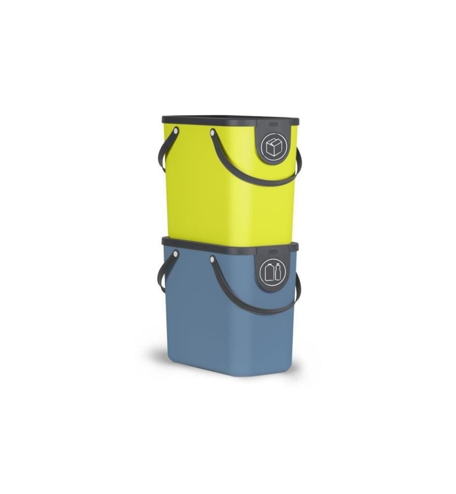 ROTHO - Recyclingbehälter Albula 25 l, Horizon Blau