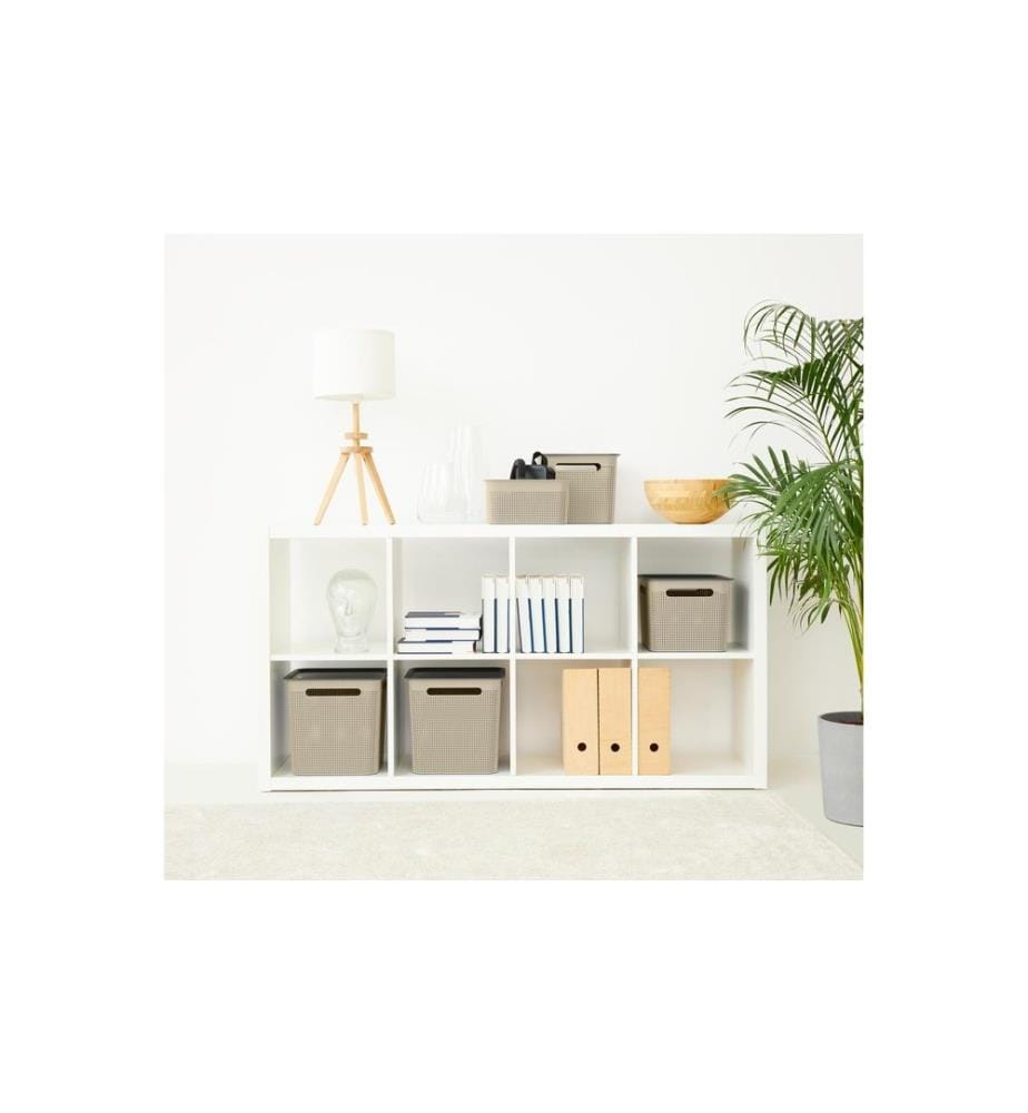 ROTHO - Boîte de rangement Brisen 4.5 l, Cappuccino
