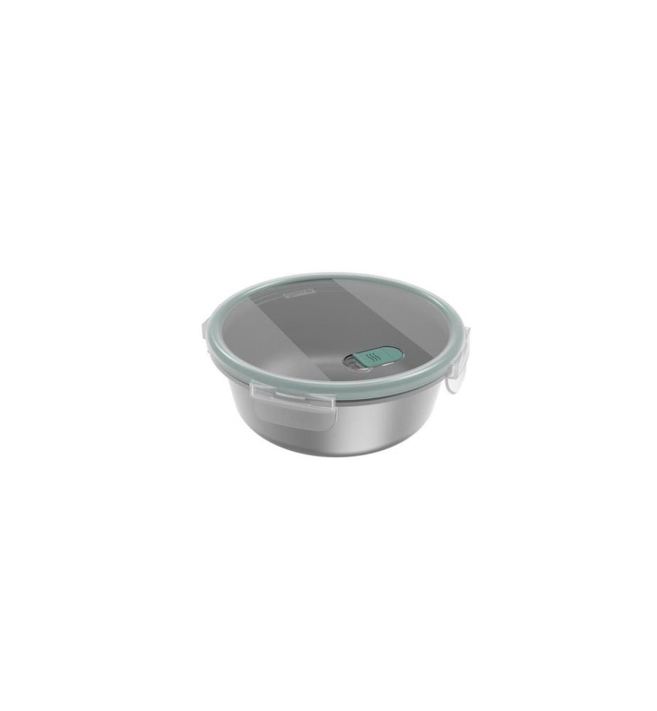 Rotho Edelstahldose mit Deckel NALA 1.4 l, Silber