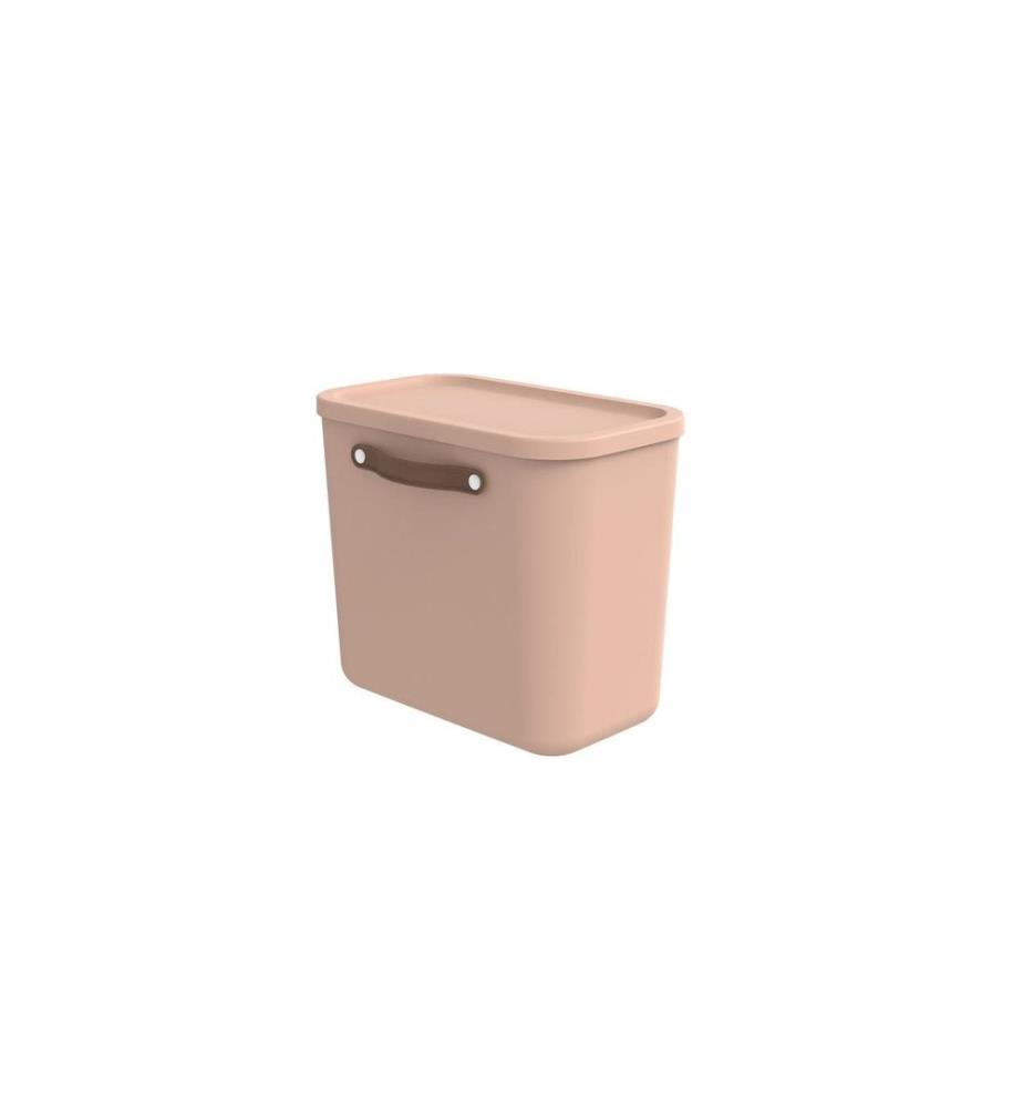 Rotho Boîte de rangement Maloja 25 l, Meadow Rose