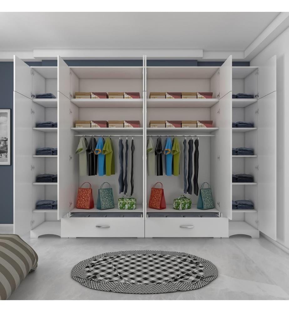 Kleiderschrank - Weiss
