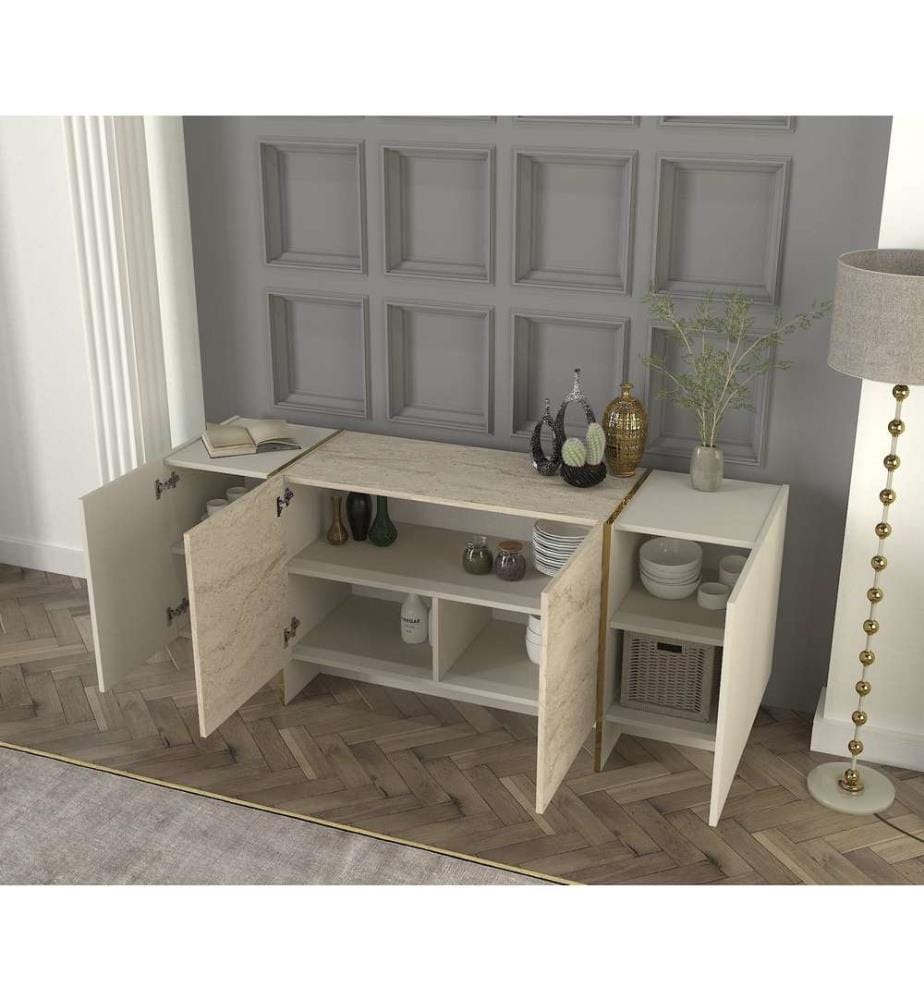 Console - Grès travertin