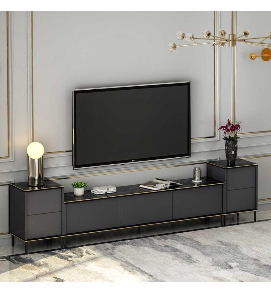 TV-Schrank - Anthrazit