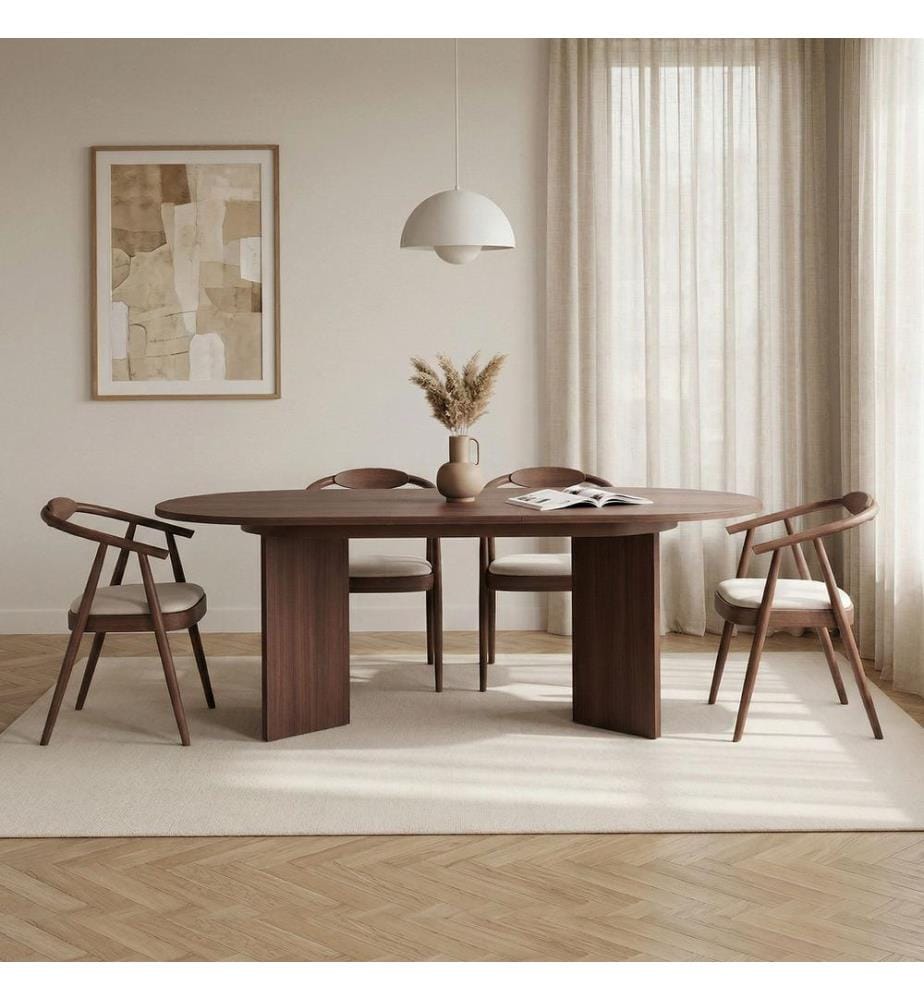 Extendable Dining Table - Milano Walnut