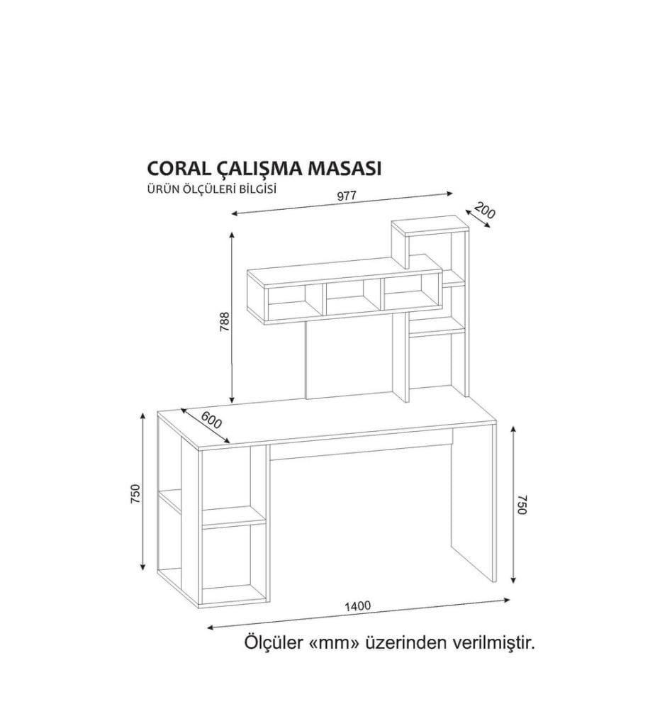 Arbeitstisch - Weiss Cordoba
