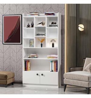 Bücherregal - Weiss