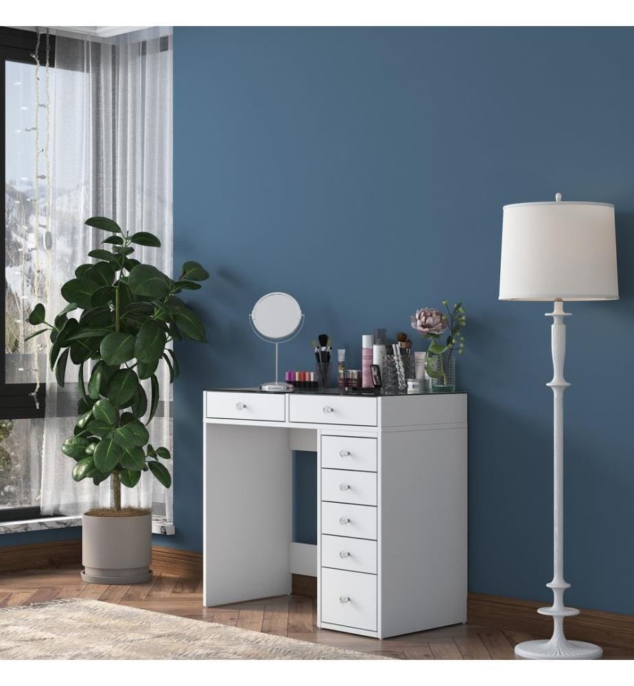 Table de maquillage - Blanc