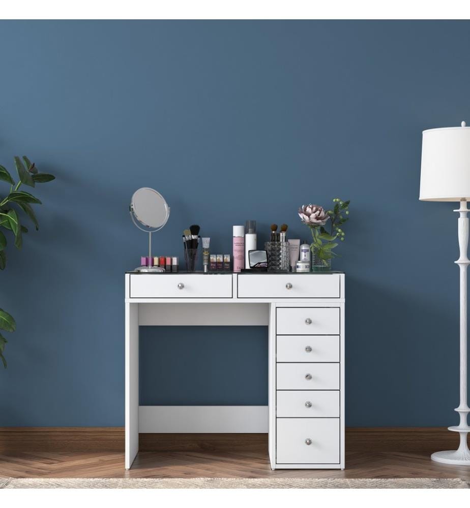 Table de maquillage - Blanc